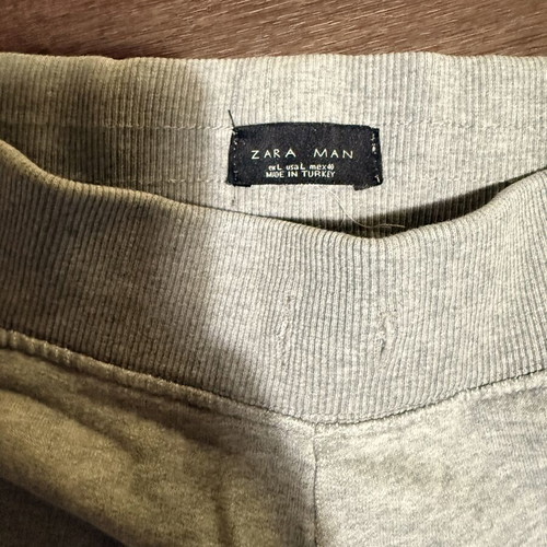 Zara Man grey straight-leg sweatpants size L