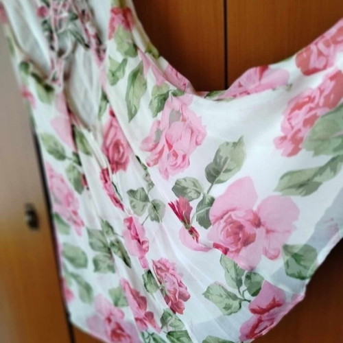 René Derhy dress like new, multicolor, muslin fabric, size L-XL
