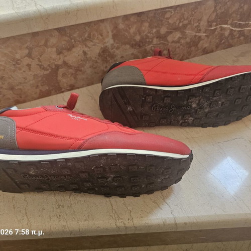 Pepe Jeans Natch Male PMS30945 Red Athletic Shoes new, size 45