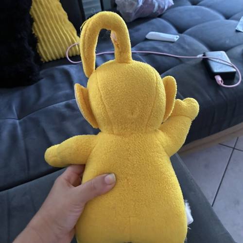 Vintage Teletubbies Laa-Laa plush 1998, yellow