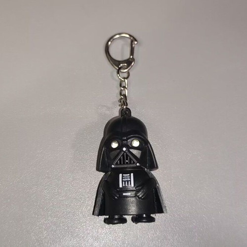 Darth Vader keychain figure like new with LED light-up eyes