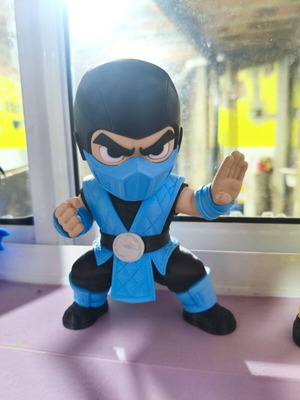 Chibi Mortal Kombat Sub-Zero figure 15 cm 3D print