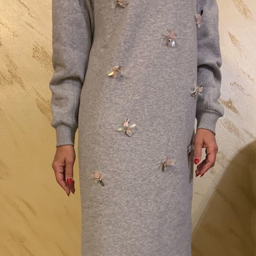 Edited dress sweatshirt with sequins new, size L
