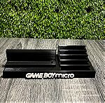  Βάση για GameBoy Micro και 5 κασέτες - 3D Printed - 3D Εκτυπωμένο (GB Micro Stand/Holder)