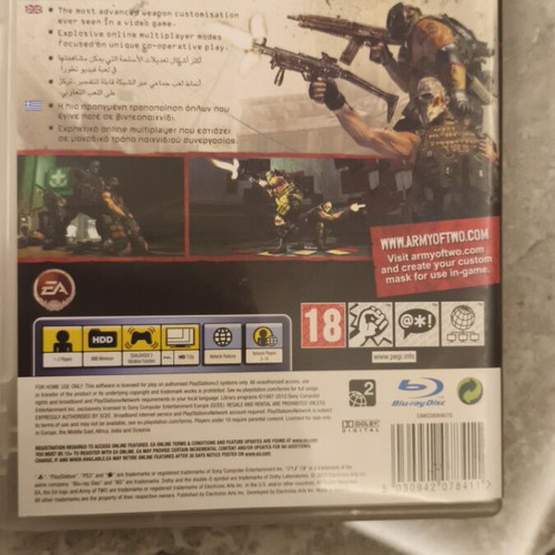 Army of Two 40 Day PS3 game
