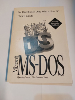 Microsoft MS-DOS User's Guide in very good condition