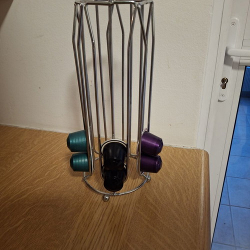 Metal stand for Nespresso capsules 30 slots like new