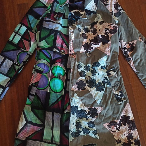 Custo Barcelona lightweight women's coat used, size 38, multicolor