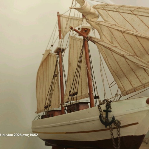 Wooden handmade ship new