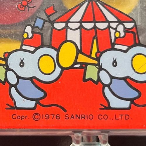 Hello Kitty stamp set used, vintage 1976