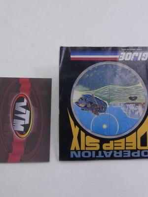 GI Joe Operation Deep Six Insert Flag Points Catalog 1988 used Hasbro ARAH
