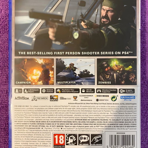 Call of Duty Black Ops Cold War PS5 game