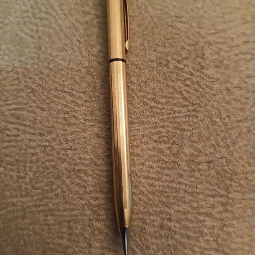 Karatclad Anson Pensil mechanical pencil like new with deep gold plating