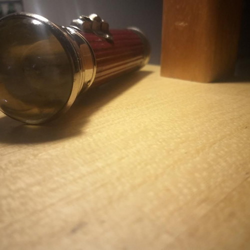 Battery flashlight from 1950s like new