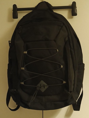 Polo unisex backpack black and gray like new, large size
