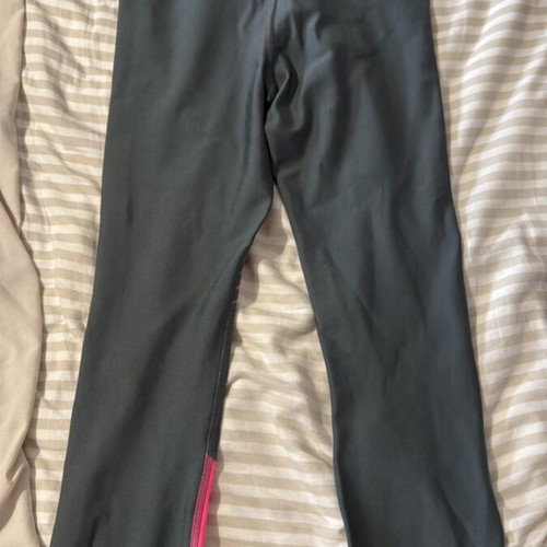 Under Armour fitness leggings like new, size S, gray and pink