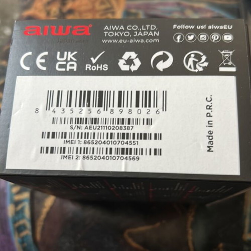 Aiwa FP-24BKMKII phone with English menu like new