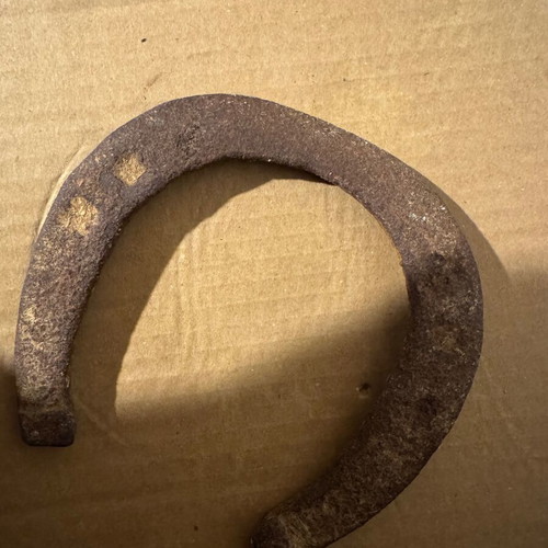 Horse horseshoe used, lucky charm