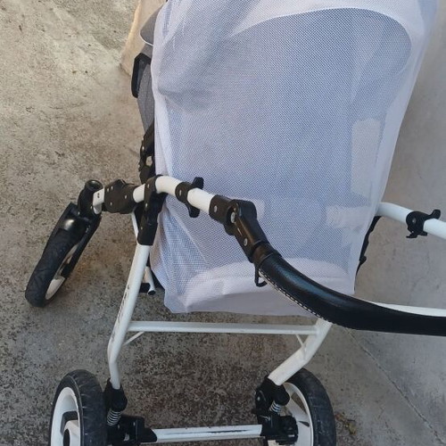 Baby stroller with two baskets, like new, winter and summer