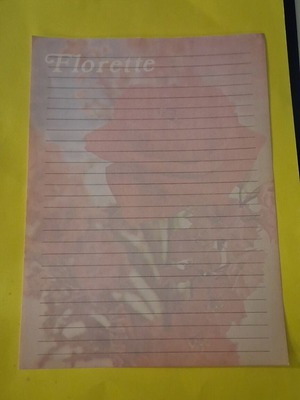 Vintage letter writing sheets set like new, pack of 10