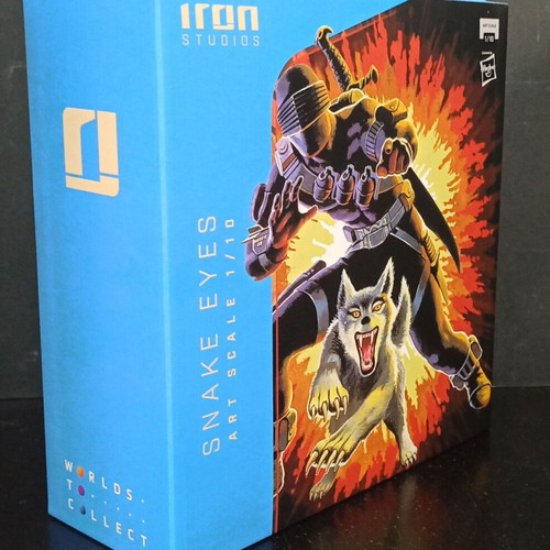 Iron Studios GI Joe Snake Eyes 1/10 BDS Art Scale Statue new