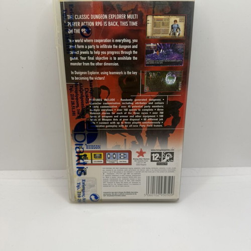 Dungeon Explorer PSP game used