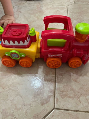 Fisher Price toys like new, moving sound train and truck tractor