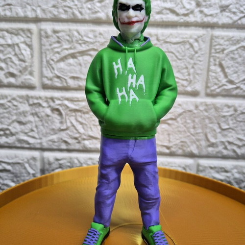 Joker figure new 3D printed decorative