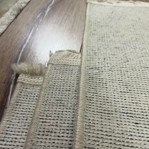 Beige rugs like new, set of three Greek made