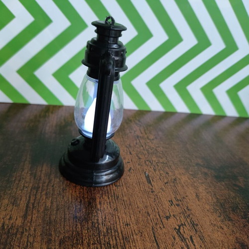 Miniature lantern like new with battery and switch