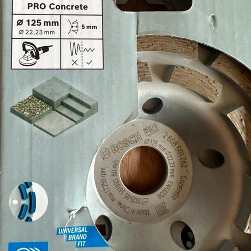 Bosch Pro Concrete Disc 125mm new