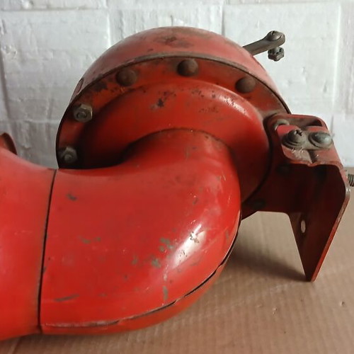 Bull horn vintage vehicle horn used, metal