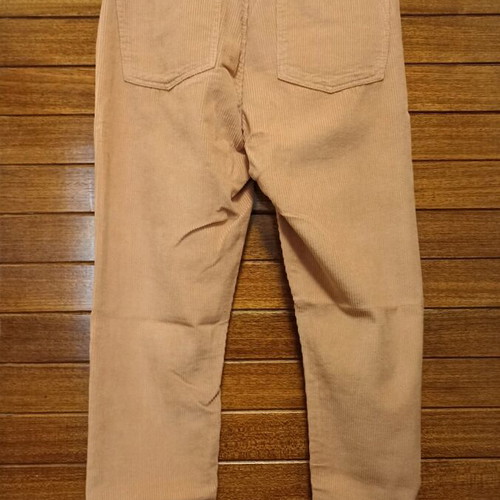 Corduroy pants size M like new, apricot color