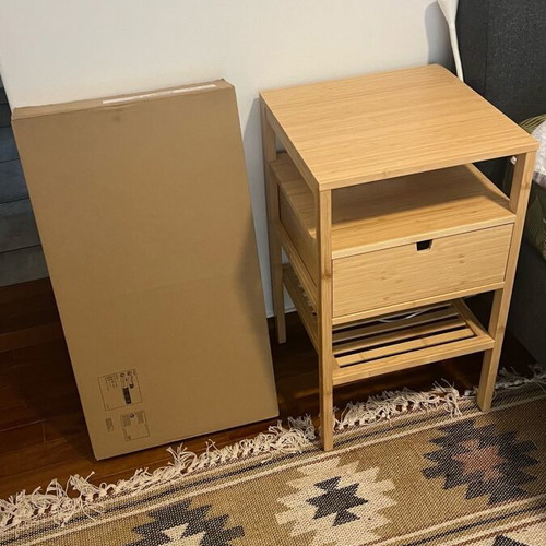 Ikea nightstand new, sealed in box