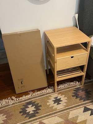 Ikea nightstand new, sealed in box