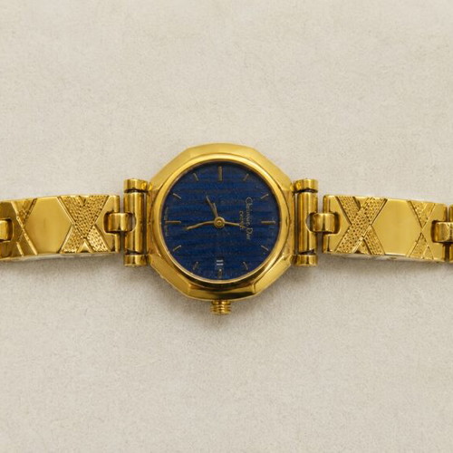 Christian Dior Paris D64-151 γυναικείο ρολόι σαν καινούργιο, χρυσή κάσα και μπρασελέ