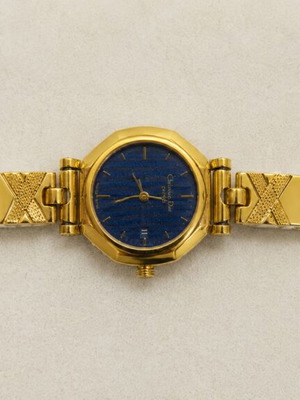Christian Dior Paris D64-151 γυναικείο ρολόι σαν καινούργιο, χρυσή κάσα και μπρασελέ