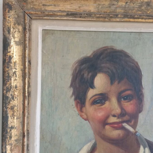 Signed oil painting artwork like new