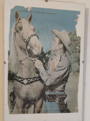 Vintage Κάδρο Roy Rogers & Trigger απόκομμα 1949 μεταχειρισμένο