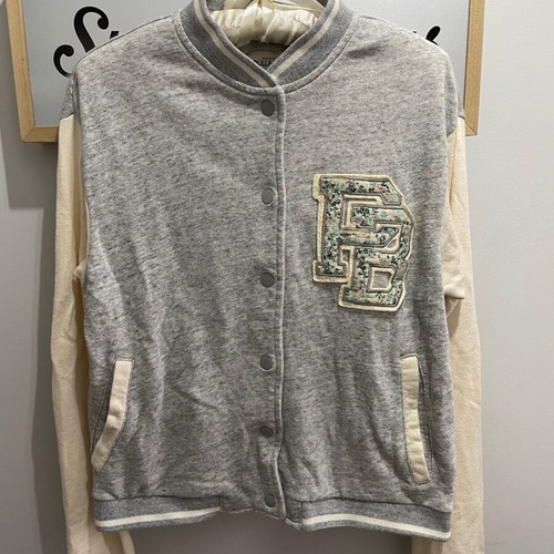 Pull & Bear cardigan used, size M, grey and beige