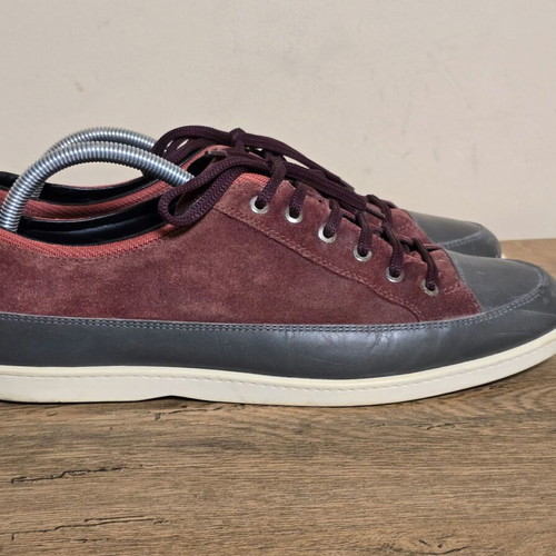 Salvatore Ferragamo men's casual shoes used, leather and suede, size 44
