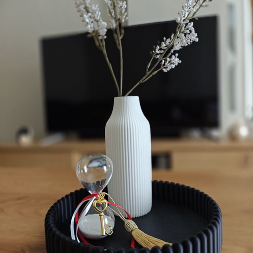 3D Printed Vase and Tray Decoration Set new