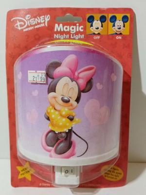 Disney Minnie Mouse Magic night light new, European 230V-50Hz