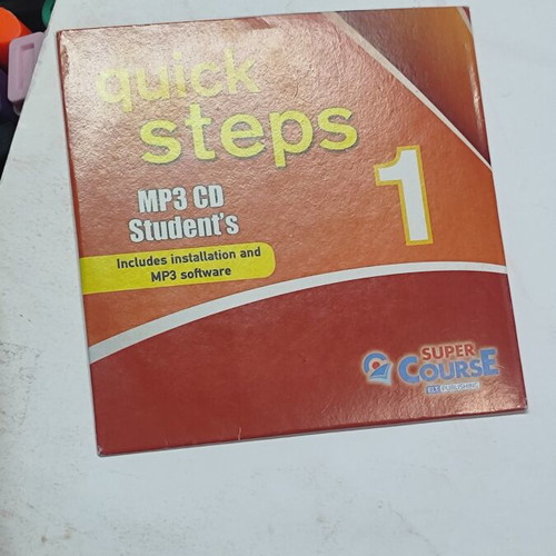 Quick Steps 1 Super Course Student Book like new, English