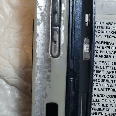 Sharp GX25 cell phone used blue with camera up to 7.9 MPixel