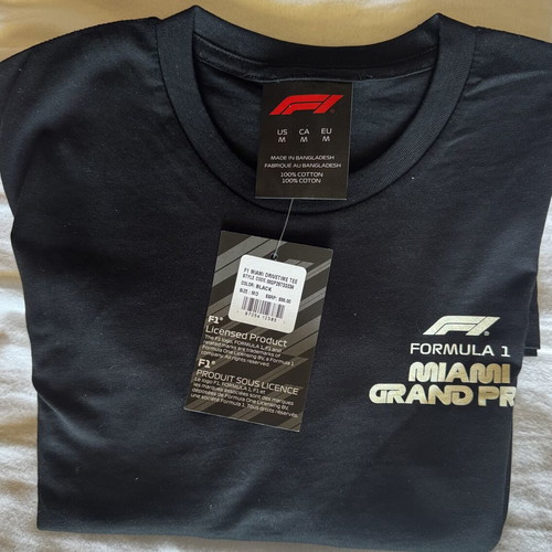 Formula 1 T-shirt new, official Miami Grand Prix 2026