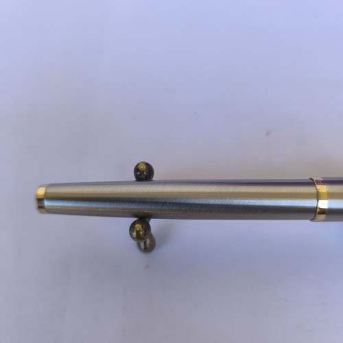 Parker IM Core Brushed Metal GT pen used