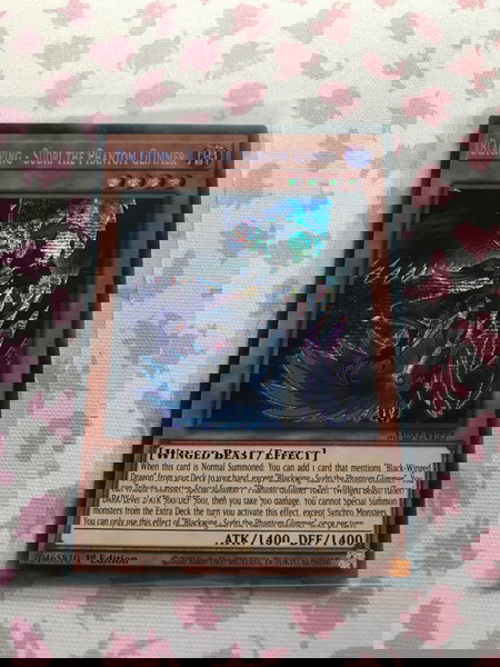 Yugioh καρτα Blackwing-Sudri the Phantom Glimmer Secret Rare 1st edition
