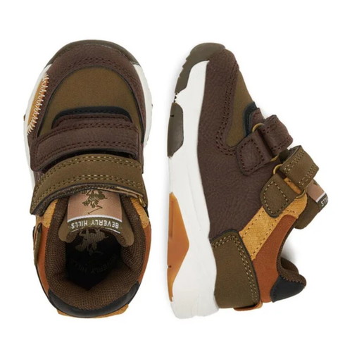 Beverly Hills Polo Club sneakers for boys new, size 22, khaki-brown
