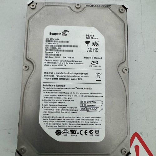 Seagate DB35.3 ST3500830ACE 500GB 7200RPM IDE hard drive used